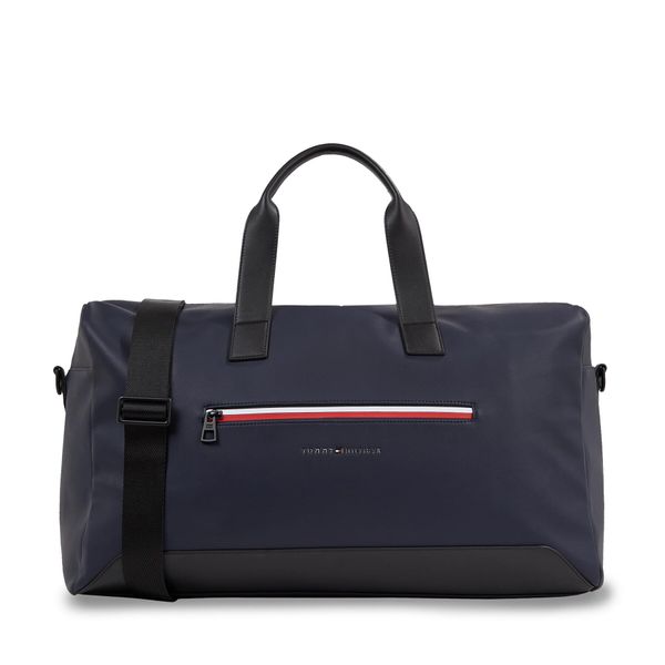 Tommy Hilfiger Torbica Tommy Hilfiger Th Ess Corp Duffle AM0AM12210 Mornarsko modra