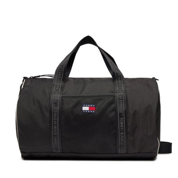 Tommy Jeans Torbica Tommy Jeans Tjm Heritage Round Duffle AM0AM11950 Black BDS