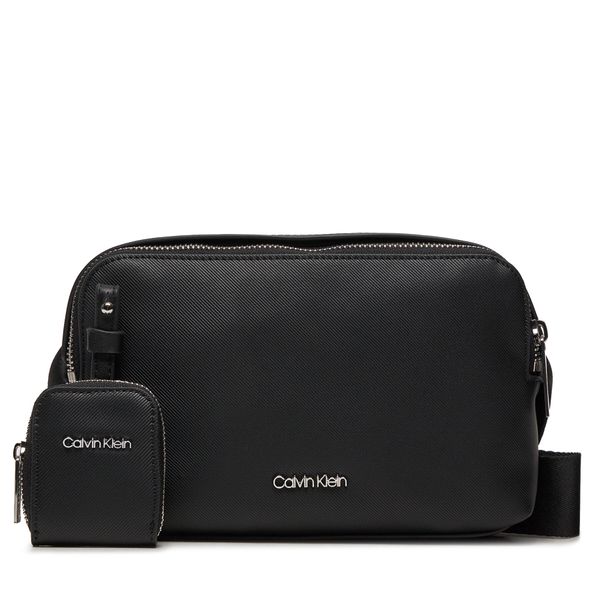 Calvin Klein Torbica za okrog pasu Calvin Klein Ck Est. Pu Camera Bag K50K511860 Črna