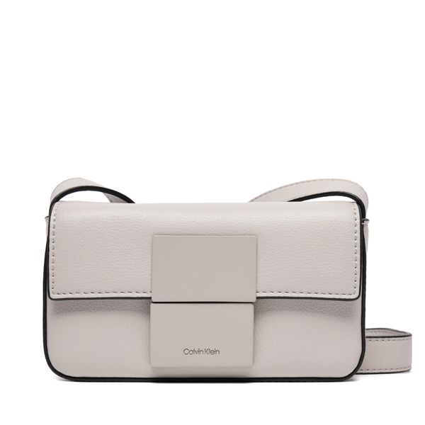 Calvin Klein Torbica za okrog pasu Calvin Klein Iconic Plaque Camera Bag Xs K50K511650 Siva