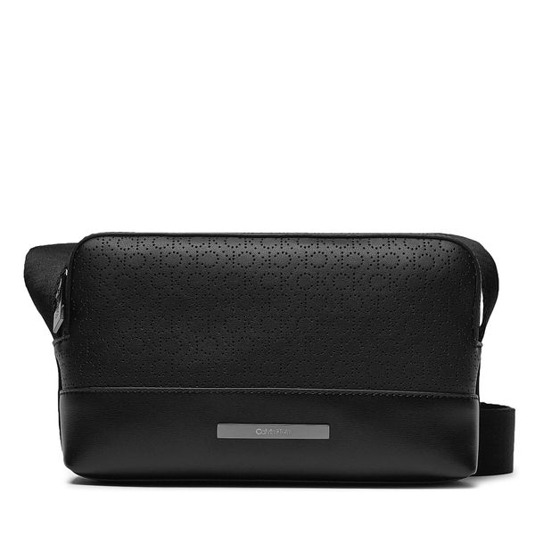 Calvin Klein Torbica za okrog pasu Calvin Klein Modern Bar Camera Bag Mono K50K511763 Ck Mono Perf Black 0GK