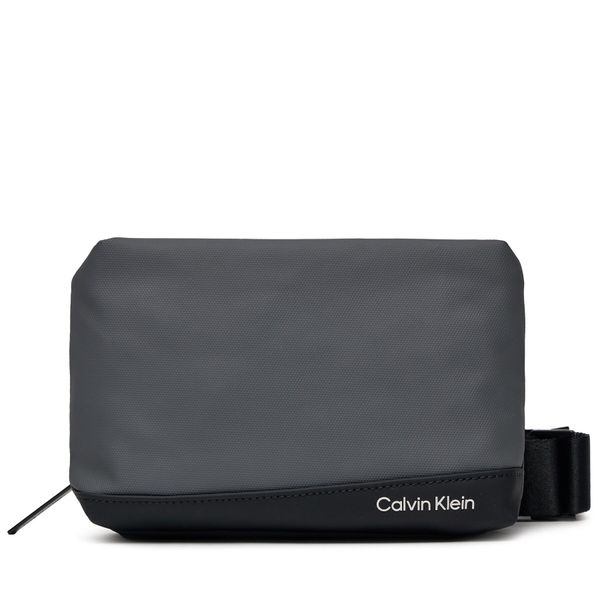 Calvin Klein Torbica za okrog pasu Calvin Klein Rubberized K50K511624 Siva