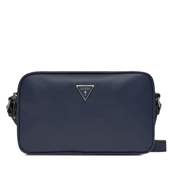 Guess Torbica za okrog pasu Guess Certosa Saffiano Eco Mini Bags HMECSA P3329 Mornarsko modra