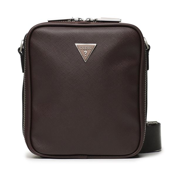 Guess Torbica za okrog pasu Guess Certosa Saffiano Smart Mini Bags HMECSA P3254 Bordo rdeča