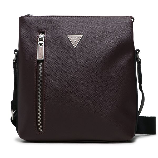 Guess Torbica za okrog pasu Guess Certosa Saffiano Smart Mini Bags HMECSA P3299 Bordo rdeča