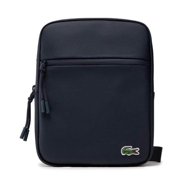 Lacoste Torbica za okrog pasu Lacoste M Flat Crossover Bag NH3308LV Modra