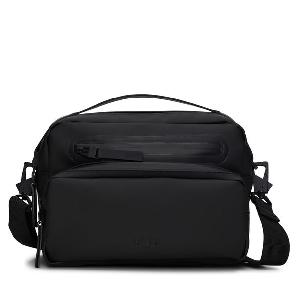 Rains Torbica za okrog pasu Rains Cargo Box Bag W3 14110 Črna