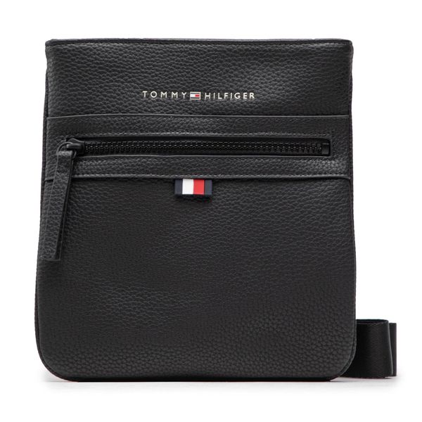 Tommy Hilfiger Torbica za okrog pasu Tommy Hilfiger Essential Pu Mini Crossover AM0AM09505 Črna