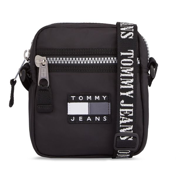 Tommy Jeans Torbica za okrog pasu Tommy Jeans Tjm Heritage Reporter AM0AM11651 Black BDS