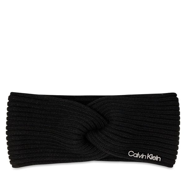 Calvin Klein Trak iz blaga Calvin Klein Ck Must Logo Twisted Headband K60K611400 Črna