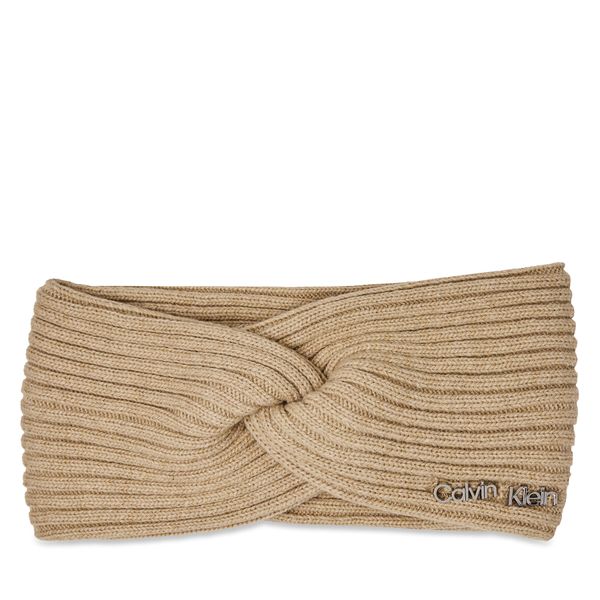 Calvin Klein Trak iz blaga Calvin Klein Ck Must Logo Twisted Headband K60K611400 Siva