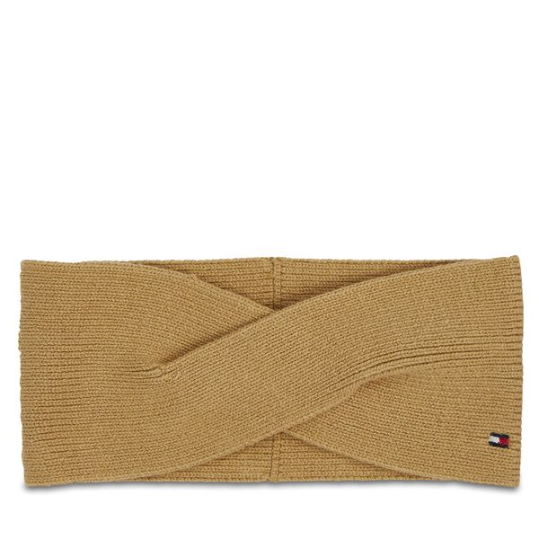 Tommy Hilfiger Trak iz blaga Tommy Hilfiger Essential Flag Headband AW0AW15312 Bež