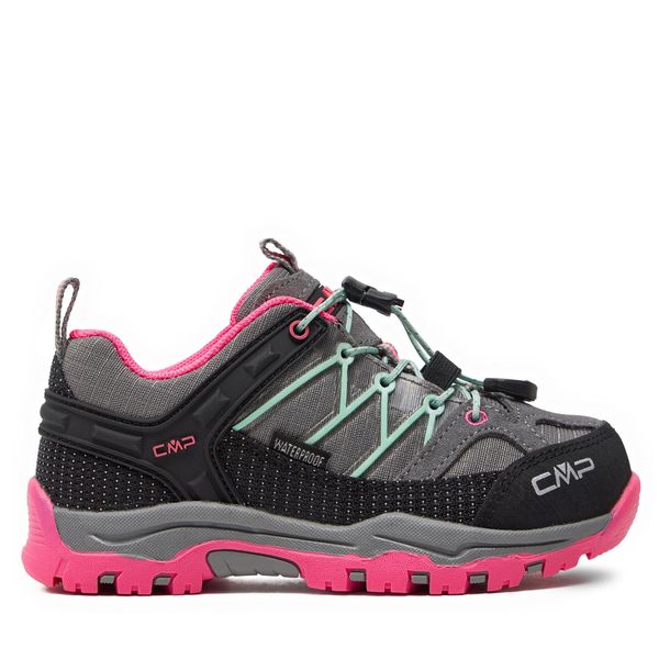 CMP Trekking čevlji CMP Kids Rigel Low Trekking Wp 3Q54554 Cemento-Pink Fluo 35YN