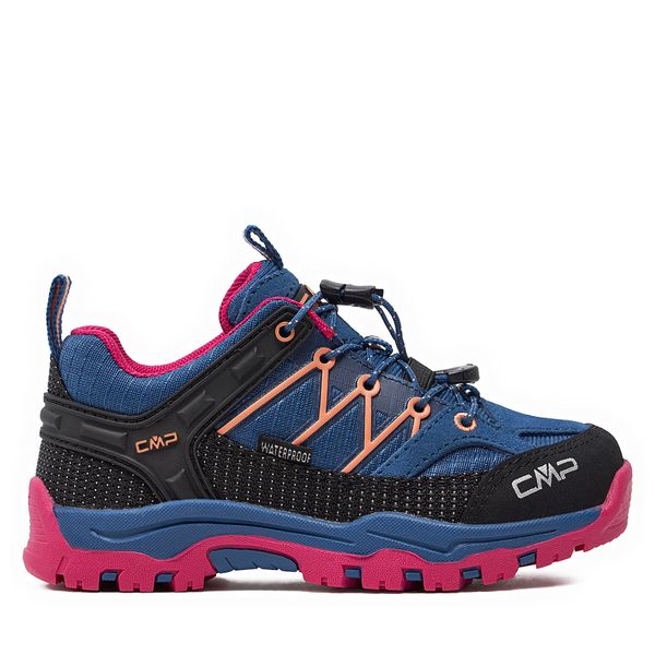 CMP Trekking čevlji CMP Kids Rigel Low Trekking Wp 3Q54554 Modra