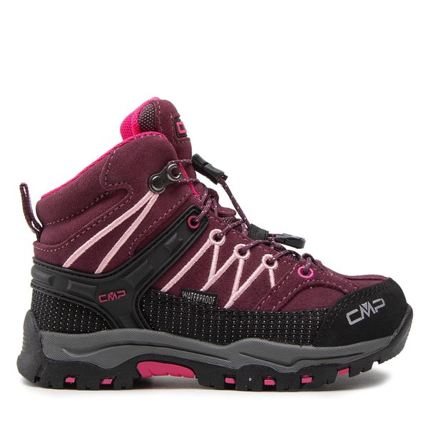 CMP Trekking čevlji CMP Kids Rigel Mid Trekking Shoe Wp 3Q12944 Bordo rdeča