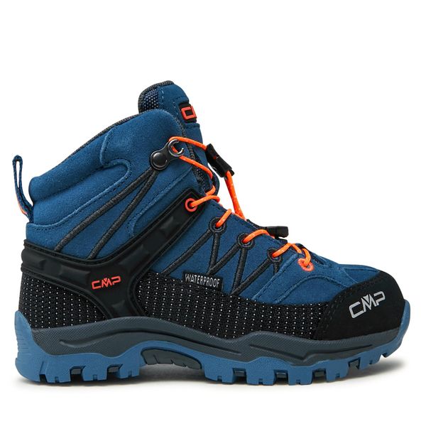 CMP Trekking čevlji CMP Kids Rigel Mid Trekking Shoe Wp 3Q12944 Dusty Blue/Flash Orange 58MN