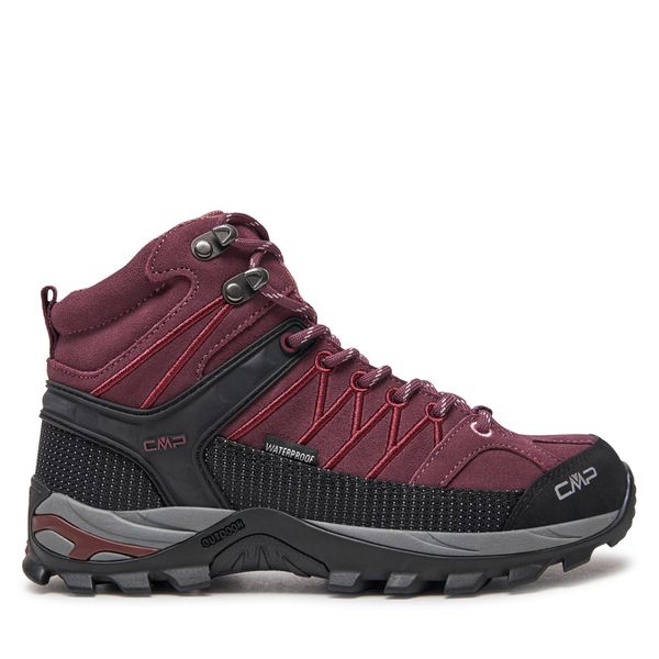 CMP Trekking čevlji CMP Rigel Mid Wmn Trekking Shoes Wp 3Q12946 Bordo rdeča