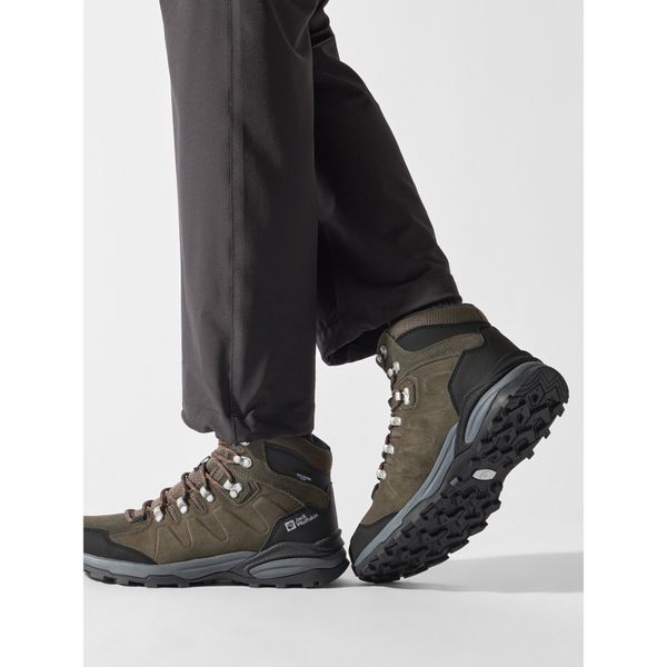 Jack Wolfskin Trekking čevlji Jack Wolfskin Refugio Texapore Mid M 4049841 Khaki