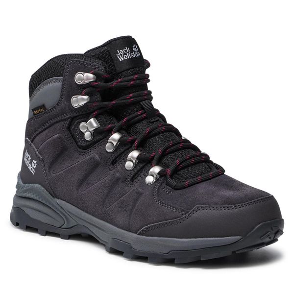 Jack Wolfskin Trekking čevlji Jack Wolfskin Refugio Texapore Mid W 4050871 Dark Steel/Purple