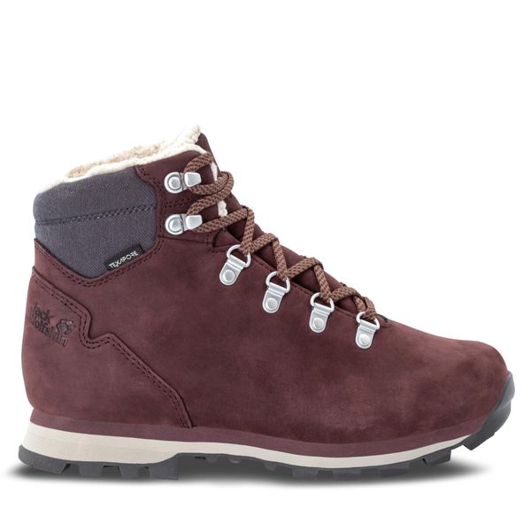 Jack Wolfskin Trekking čevlji Jack Wolfskin Thunder Bay Texapore Mid W 4053681 Bordo rdeča