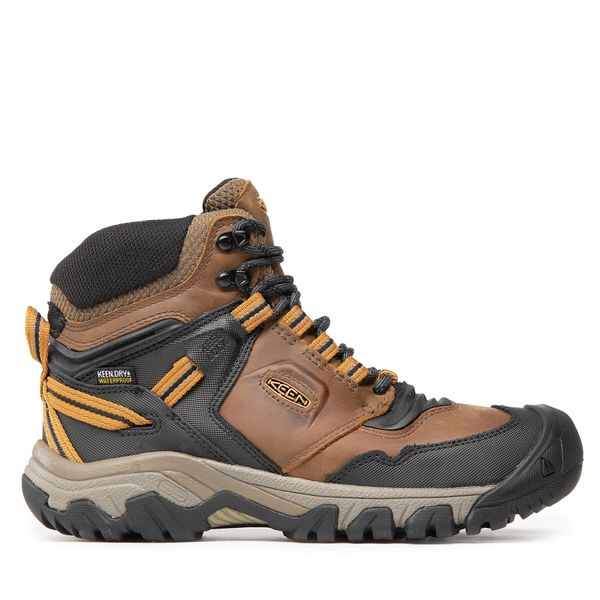 Keen Trekking čevlji Keen Ridge Flex Mid Wp M 1025666 Bison/Golden Bro