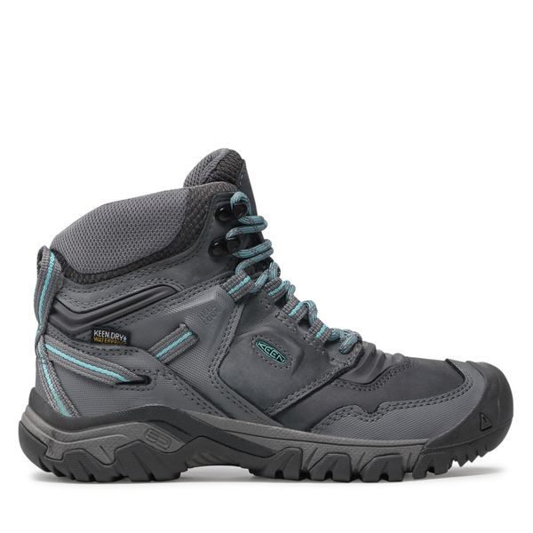 Keen Trekking čevlji Keen Ridge Flex Mid Wp W 1026085 Steel Grey/Porcelain