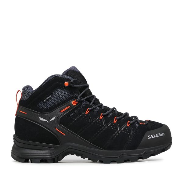 Salewa Trekking čevlji Salewa Ms Alp Mate Mid Wp 61384-0996 Black Out/Fluo Orange