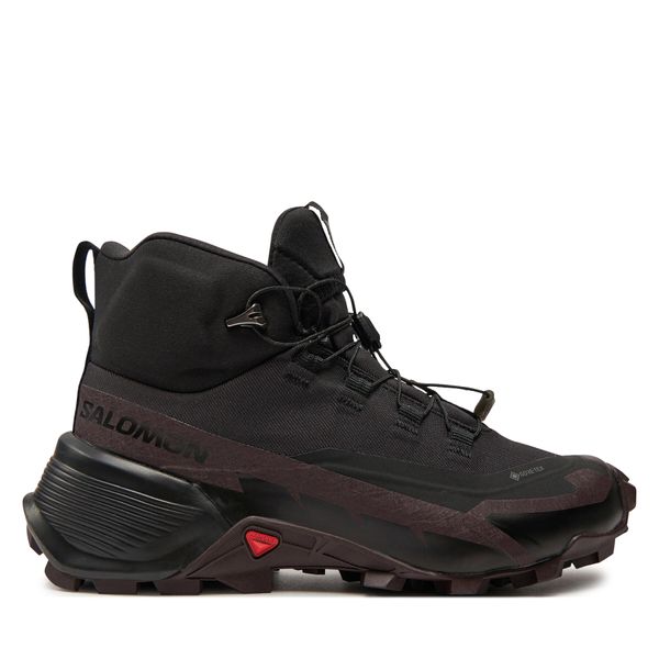 Salomon Trekking čevlji Salomon Cross Hike Mid Gtx 2 W GORE-TEX L41731000 Black/Chocolate Plum/Black