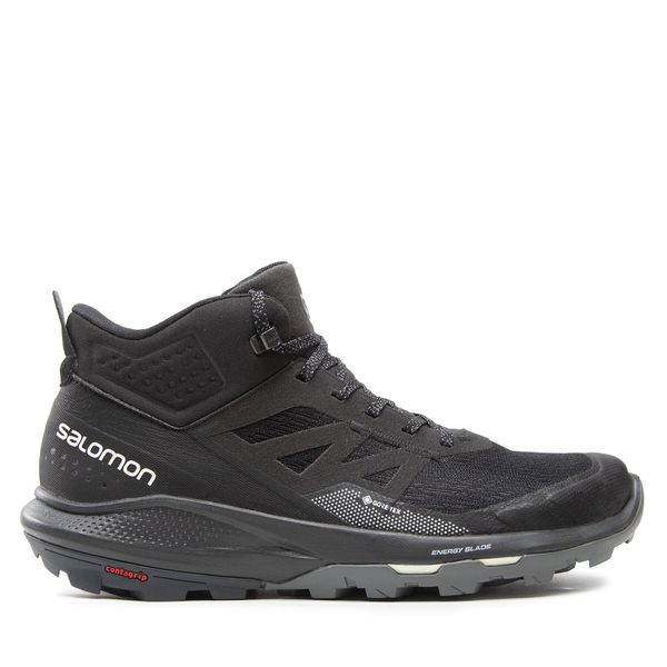 Salomon Trekking čevlji Salomon OUTpulse Mid Gtx GORE-TEX 415888 27 V0 Black/Ebon/Vanilla Ice