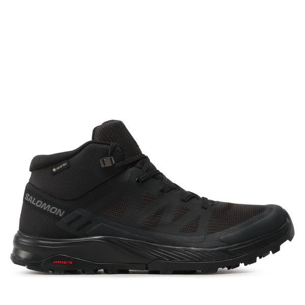 Salomon Trekking čevlji Salomon Outrise Mid Gtx L47143500 Črna