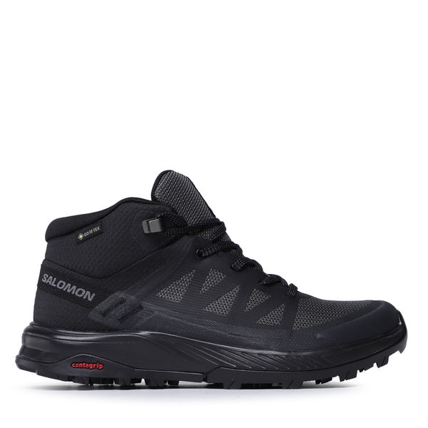 Salomon Trekking čevlji Salomon Outrise Mid Gtx W L47160500 Black/Black/Ebony