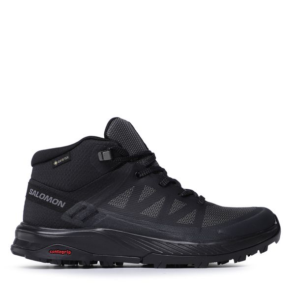 Salomon Trekking čevlji Salomon Outrise Mid Gtx W L47160500 Črna