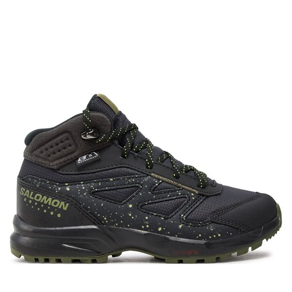 Salomon Trekking čevlji Salomon Outway Mid Climasalomon™ Waterproof L47283500 Črna