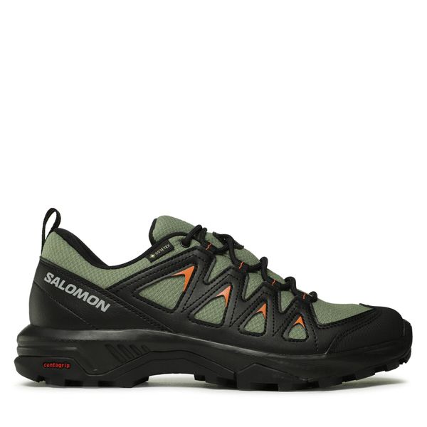 Salomon Trekking čevlji Salomon X Braze GORE-TEX L47180600 Zelena