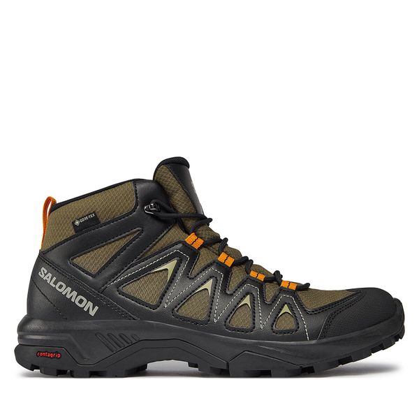 Salomon Trekking čevlji Salomon X Braze Mid GORE-TEX L47181000 Zelena