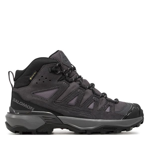 Salomon Trekking čevlji Salomon X Ultra 360 Leather Mid Gore-Tex L47571100 Siva