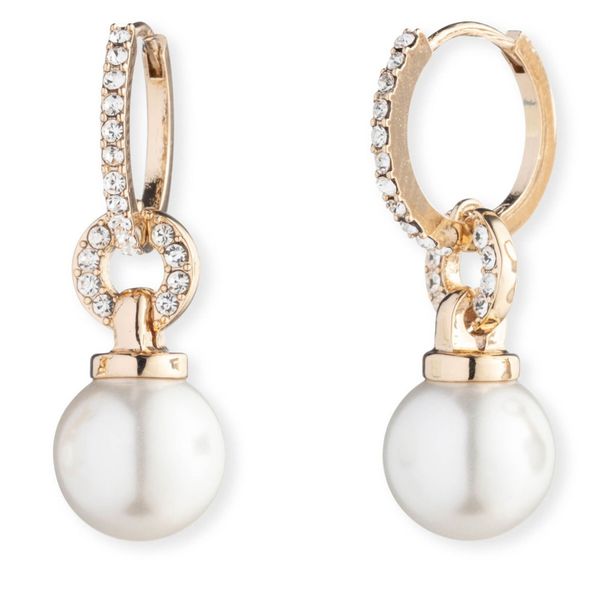 LAUREN RALPH LAUREN Uhani LAUREN RALPH LAUREN Pe Pearl Huggie Drop 14G00892 Zlata