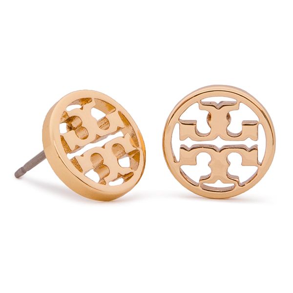 Tory Burch Uhani Tory Burch Logo Circle Stud Earring 11165518 Zlata