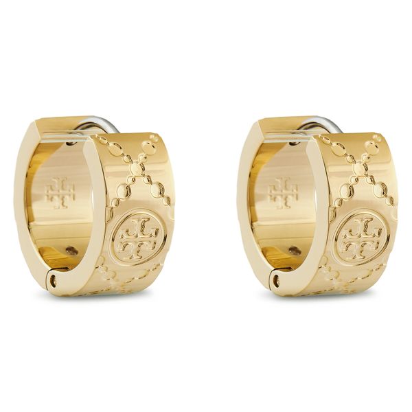 Tory Burch Uhani Tory Burch T Monogram Small Hoop Earring 159310 Zlata