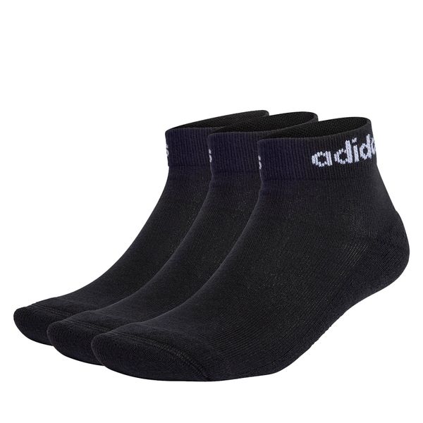 adidas Unisex nizke nogavice adidas Linear Ankle Socks Cushioned Socks 3 Pairs IC1303 black/white