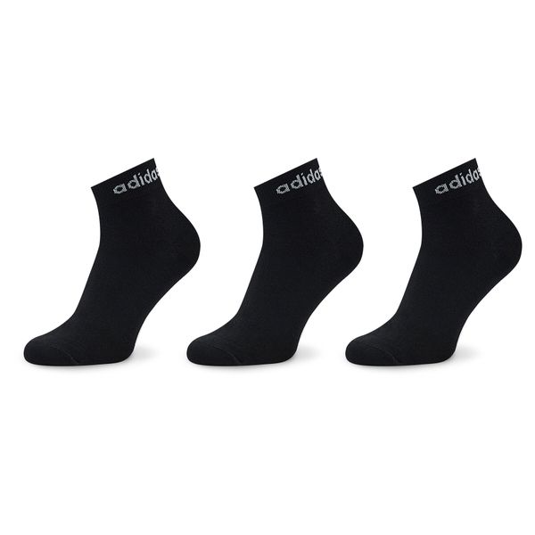 adidas Unisex nizke nogavice adidas Think Linear Ankle Socks 3 Pairs IC1305 Črna