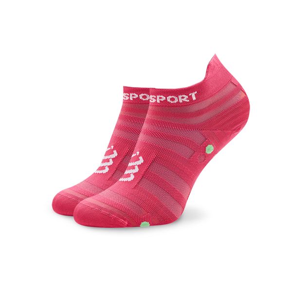 Compressport Unisex nizke nogavice Compressport Pro Racing Socks v4.0 Ultralight Run Low XU00051B Hot Pink/Summer Green 379