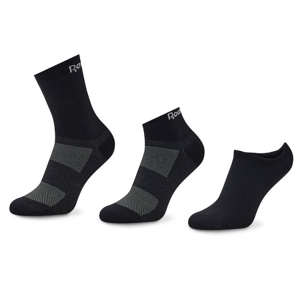 Reebok Unisex nizke nogavice Reebok Active Foundation Ankle Socks 3 Pairs GH0404 Črna