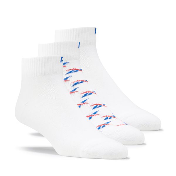 Reebok Unisex nizke nogavice Reebok Classics Ankle Socks 3 Pairs GD1030 white/vector blue/vector red