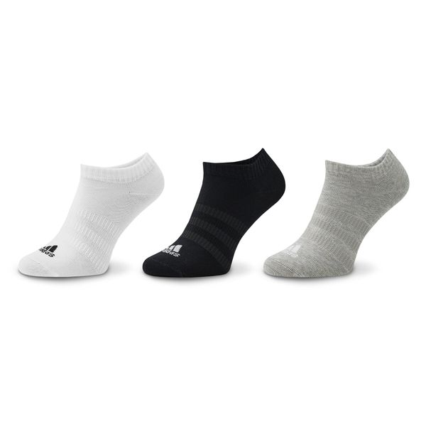 adidas Unisex stopalke adidas Thin and Light Sportswear Low-Cut Socks 3 Pairs IC1337 Siva