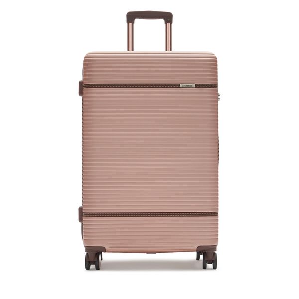 Monnari Velik kovček Monnari WALIMP0-24W-LUG0022-K026 Roza