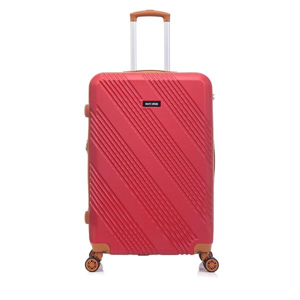 Semi Line Velik kovček Semi Line T5851-3 Rdeča