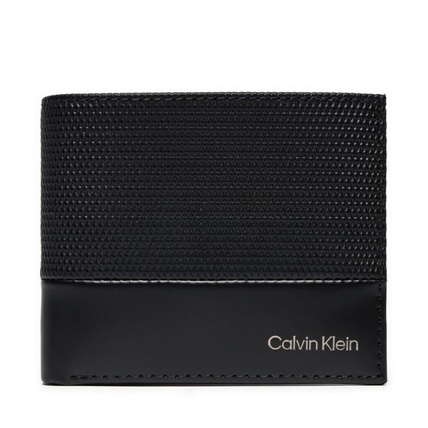 Calvin Klein Velika moška denarnica Calvin Klein Ck Remote Bifold 5Cc W/Coin K50K512423 Črna