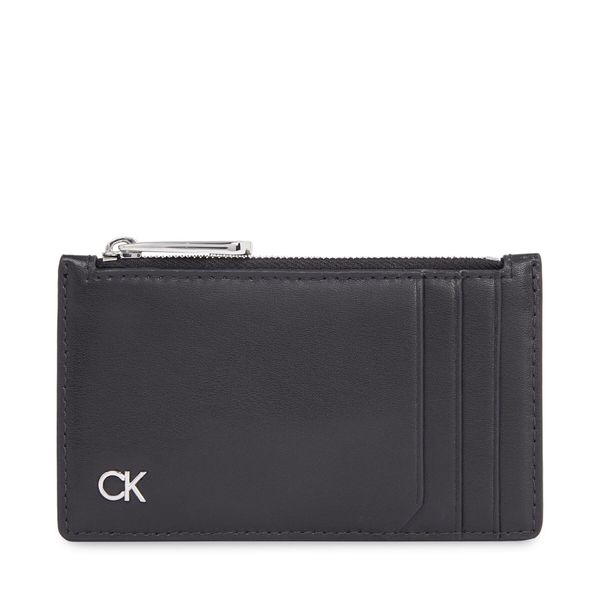 Calvin Klein Velika moška denarnica Calvin Klein Metal Ck K50K511685 Ck Black BEH