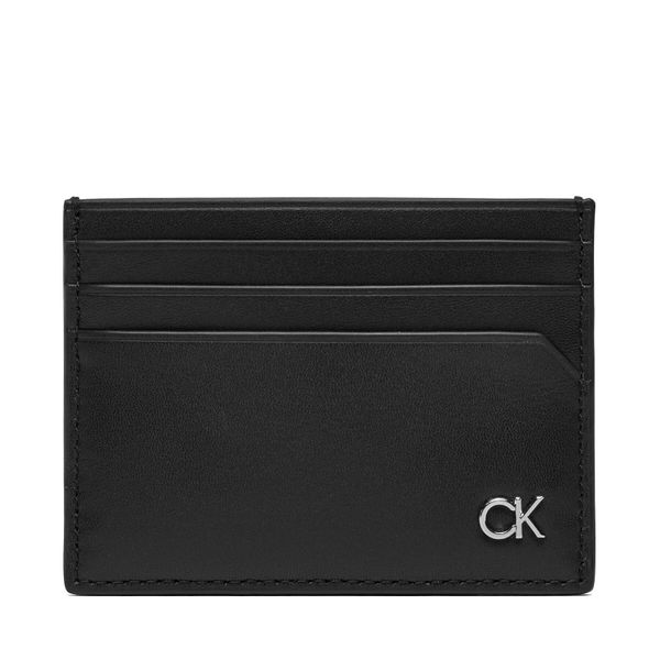 Calvin Klein Velika moška denarnica Calvin Klein Metal Ck K50K511690 Ck Black BEH